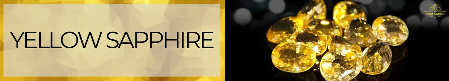 Natural Yellow Sapphire Gemstone for Astrology and Jewellery – Shree Ganesh Gems Pune
