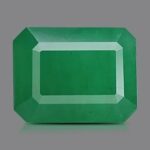 Shiny green emerald gemstone from original gemstone shop in Pune
