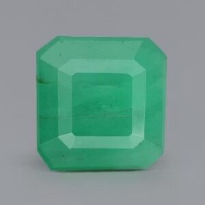 Shiny green emerald gemstone from original gemstone shop in Pune
