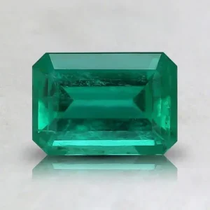 Shiny green emerald gemstone from original gemstone shop in Pune