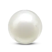 Original white moti gemstone from the best moti shop near me on white background