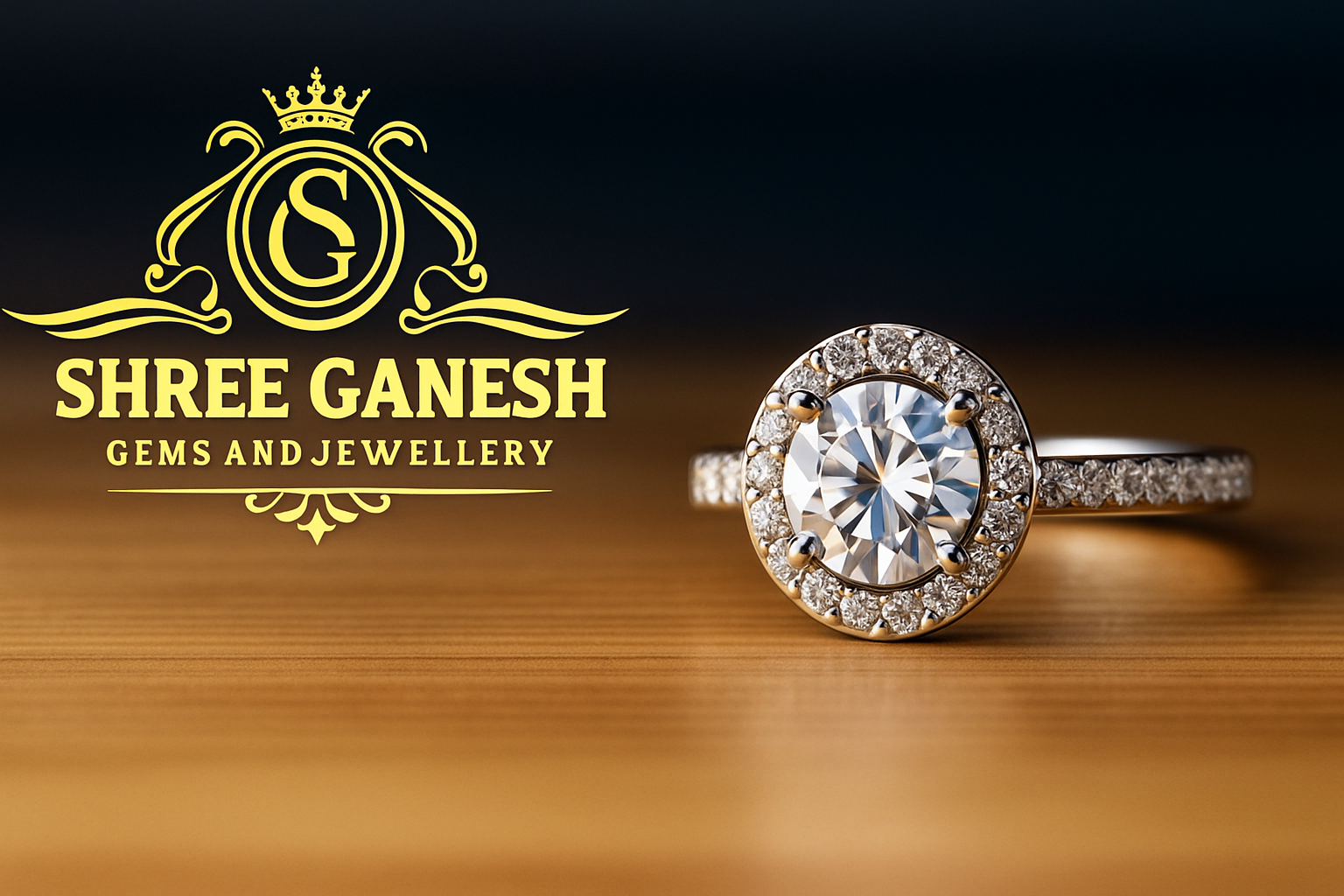 Elegant diamond ring by Shree Ganesh Gems and Jewellery – certified natural diamond gemstone symbolizing love, luxury, and timeless beauty.