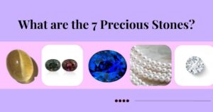 Top 7 gemstones including ruby, sapphire, emerald, diamond, amethyst, topaz, and garnet for luck, prosperity, and protection.